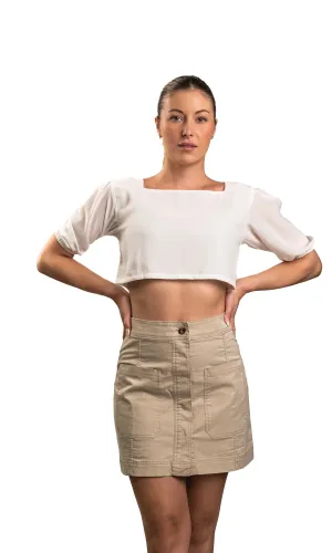 Chic Minimalist Crop Top