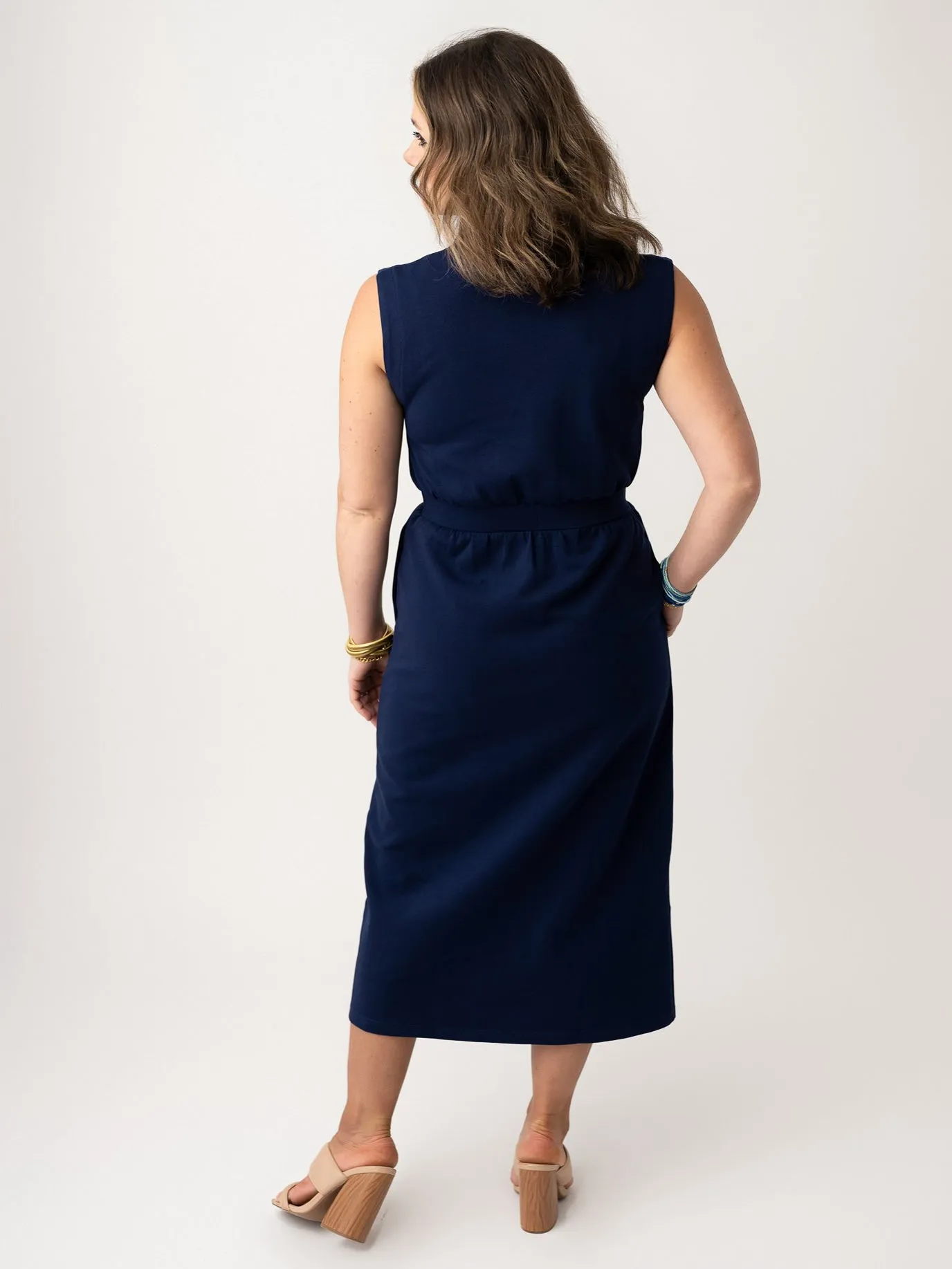 Chic Zipper Front Dress