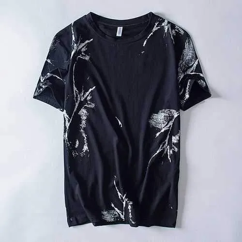 Chinese Style Printing Casual Summer T Shirts