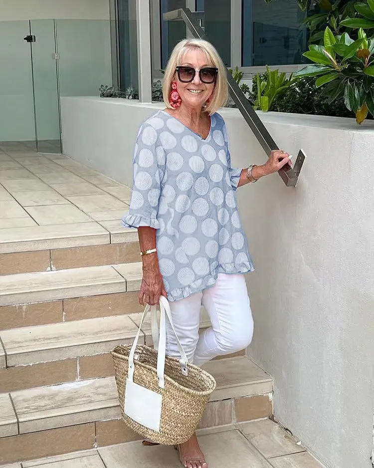 Chloe | Chic V-Neck Blouse