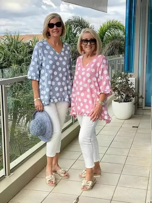 Chloe | Chic V-Neck Blouse