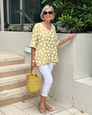 Chloe | Chic V-Neck Blouse