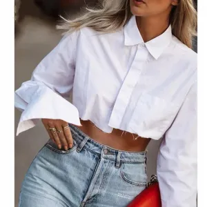 Christine Crop Shirt