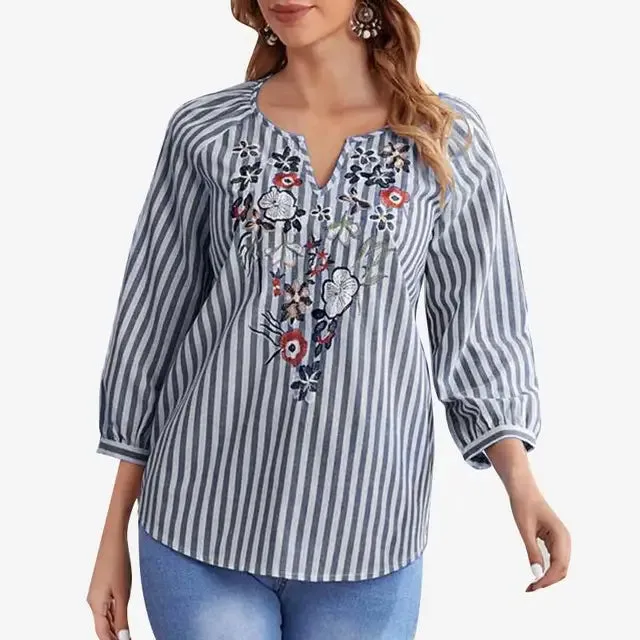 Claire Casual Floral Blouse