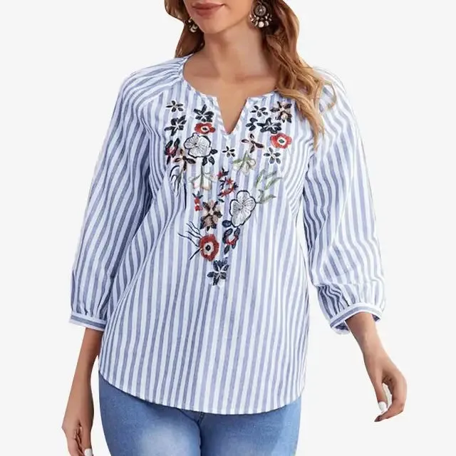 Claire Casual Floral Blouse