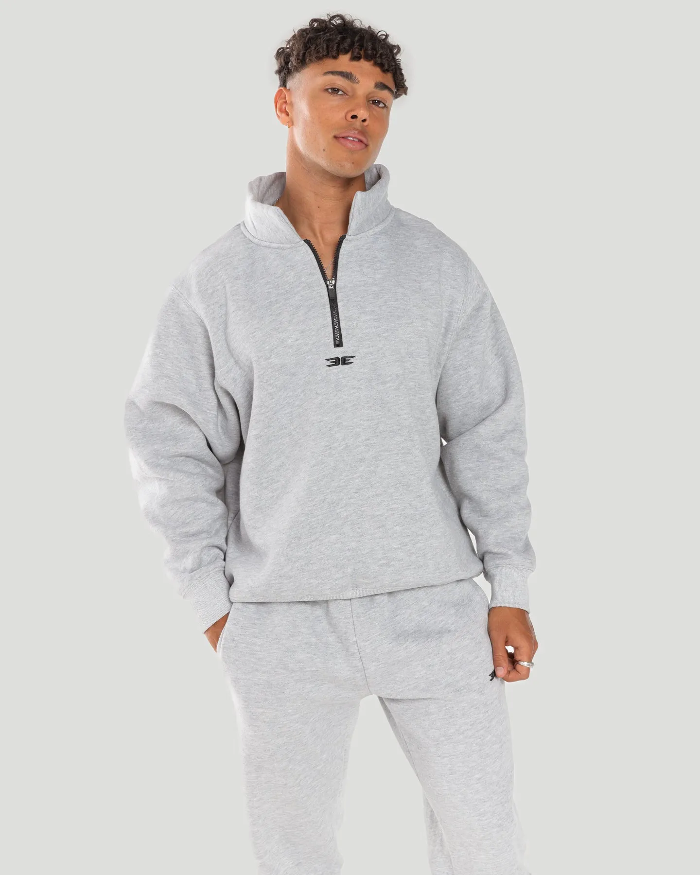 Classic 1/4 Zip - Grey