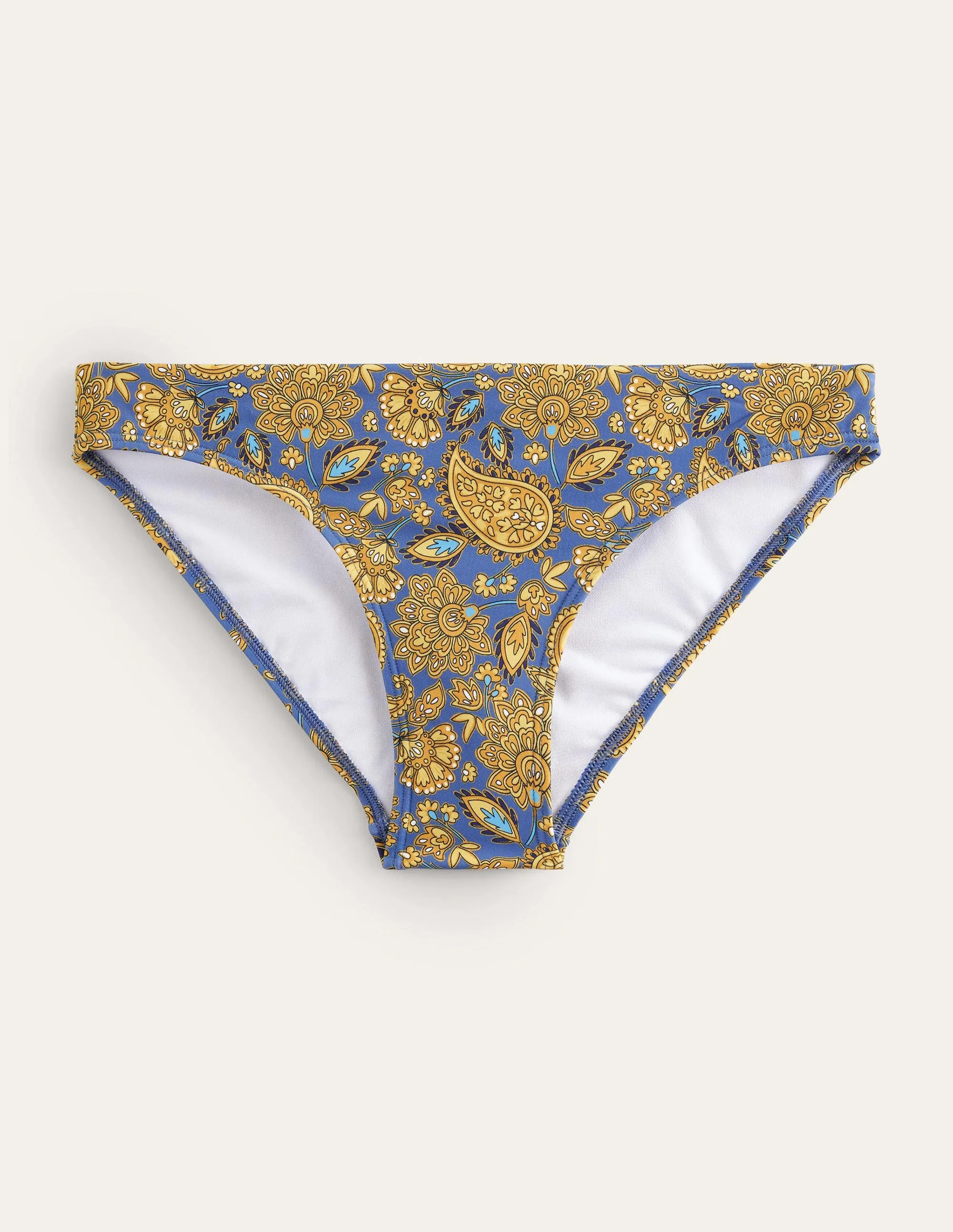 Classic Bikini Bottoms-Harvest Gold, Paisley Terrace
