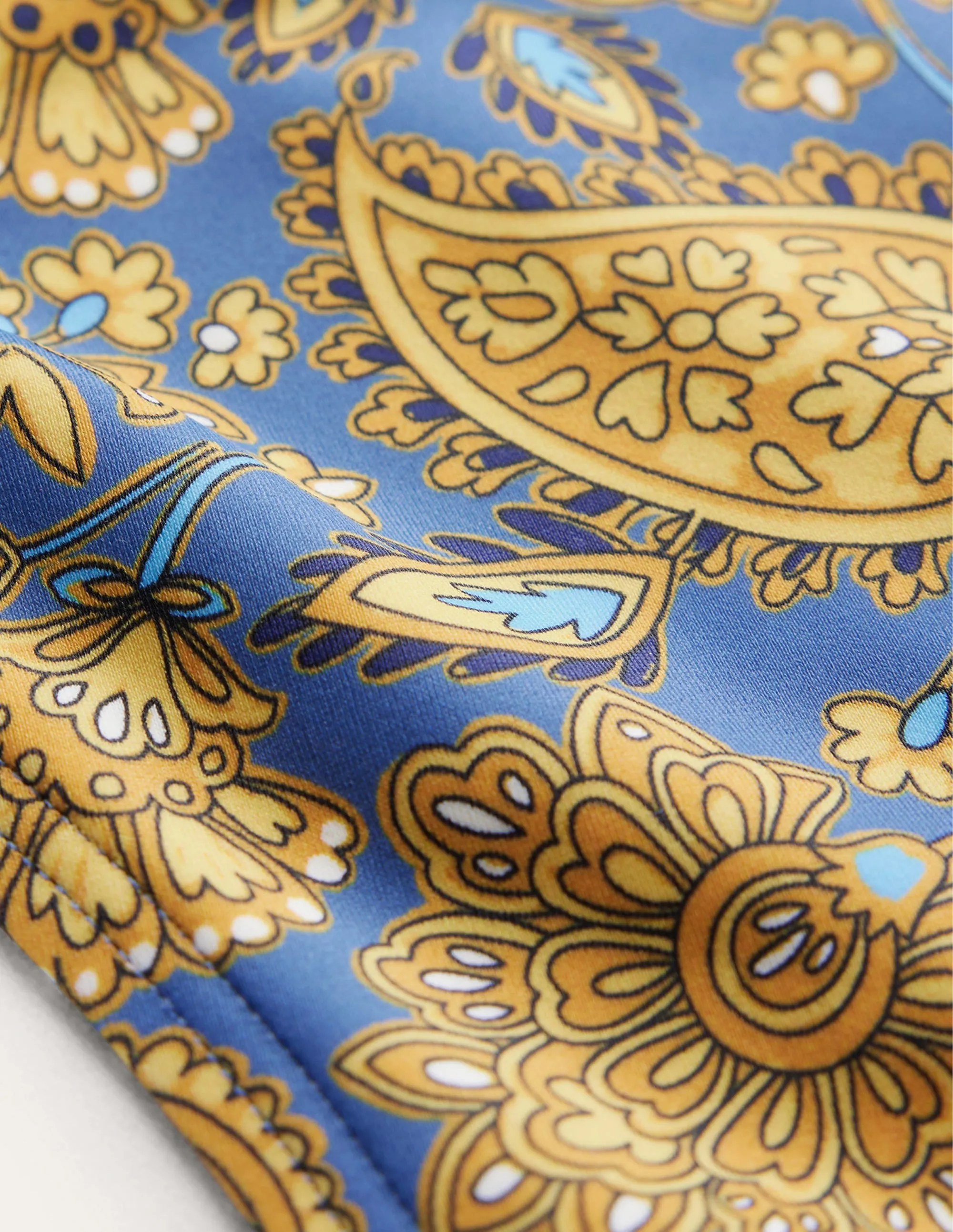 Classic Bikini Bottoms-Harvest Gold, Paisley Terrace