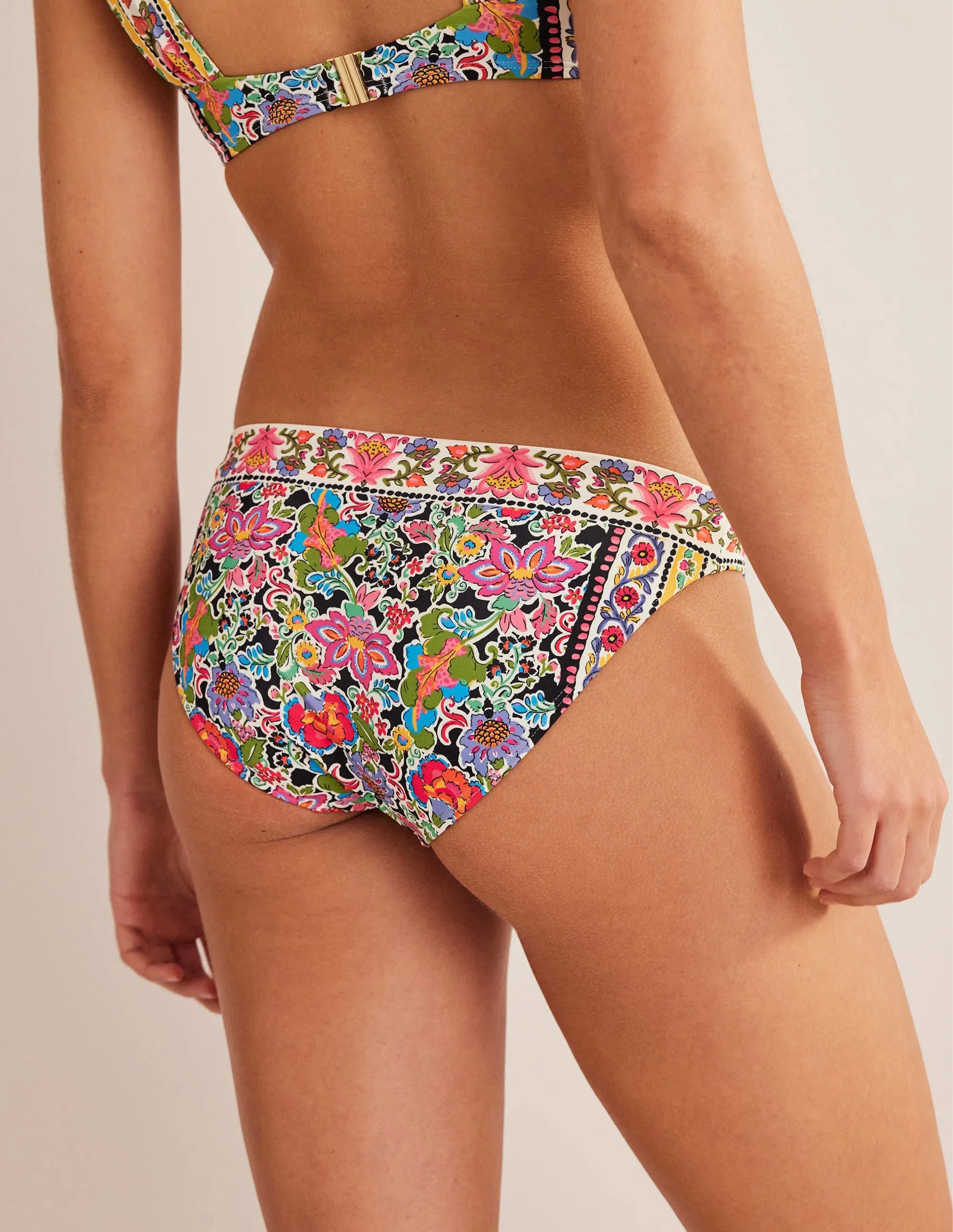 Classic Bikini Bottoms-Multi, Carnation Garden