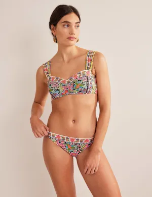 Classic Bikini Bottoms-Multi, Carnation Garden