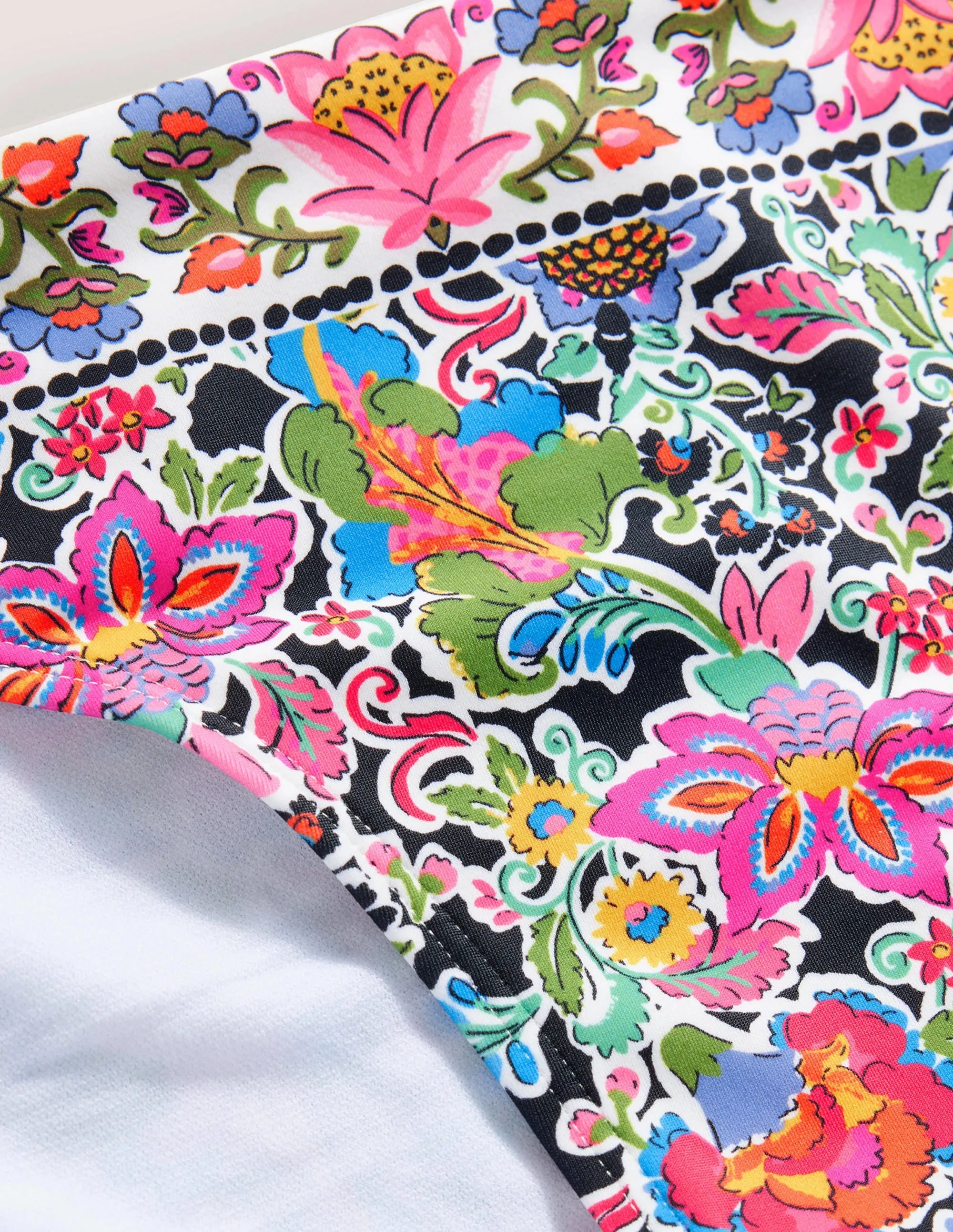 Classic Bikini Bottoms-Multi, Carnation Garden