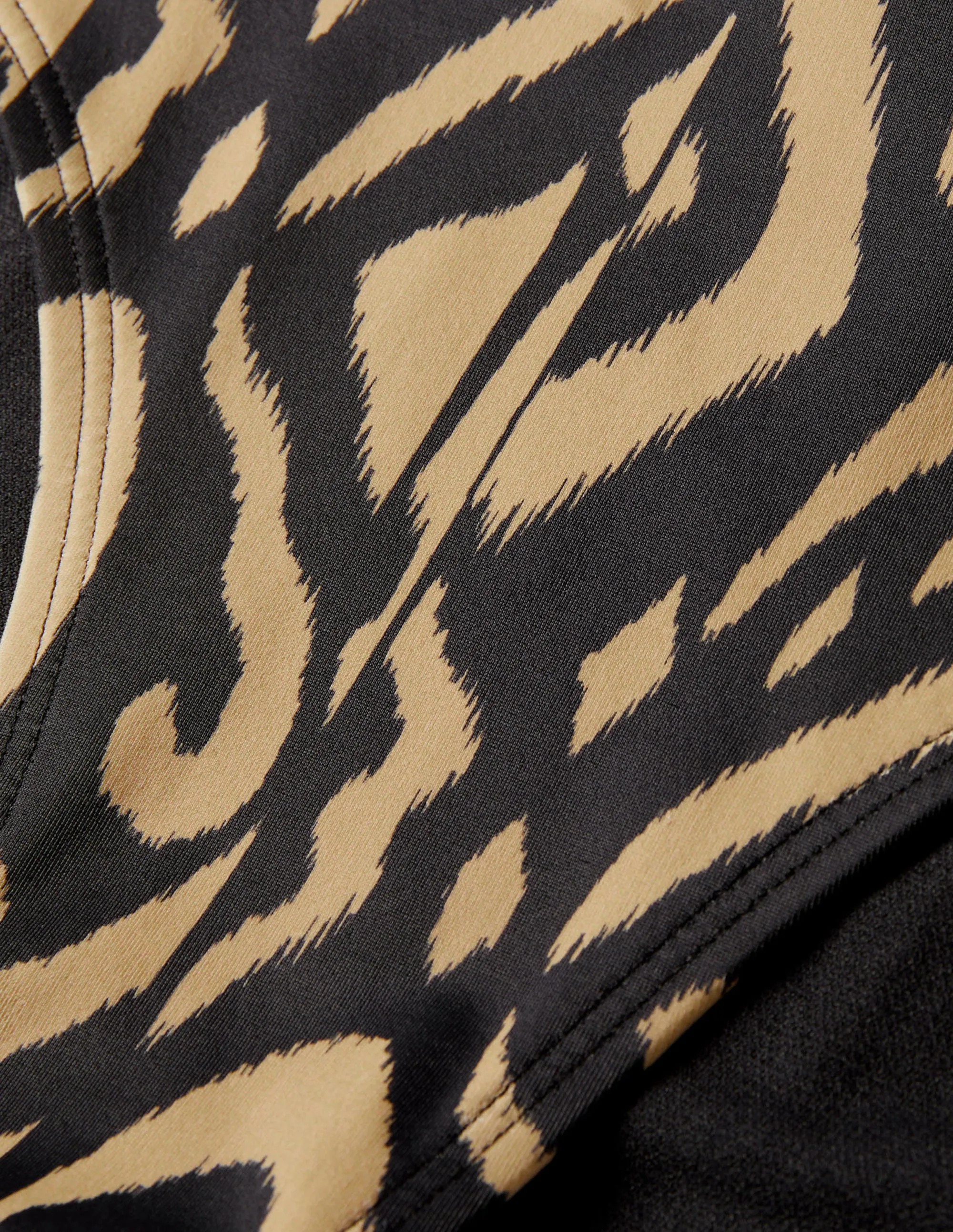Classic Bikini Bottoms-Nero, Ikat
