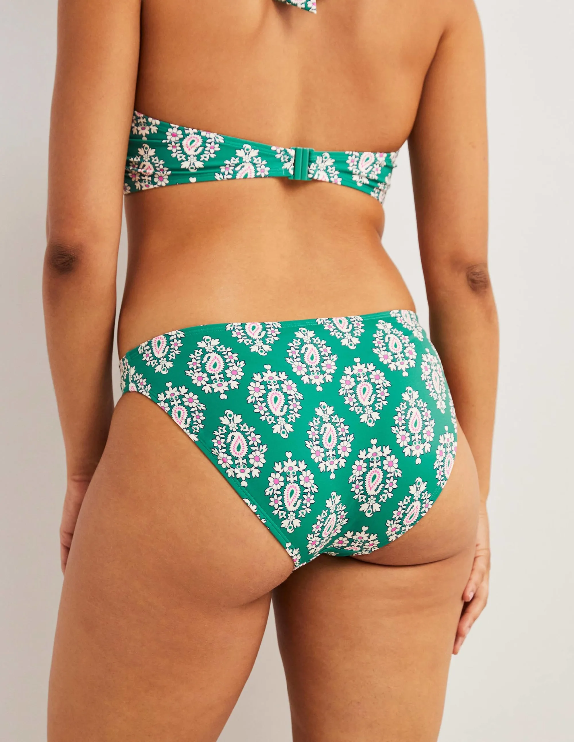 Classic Bikini Bottoms-Shady Glade, Opulent Paisley