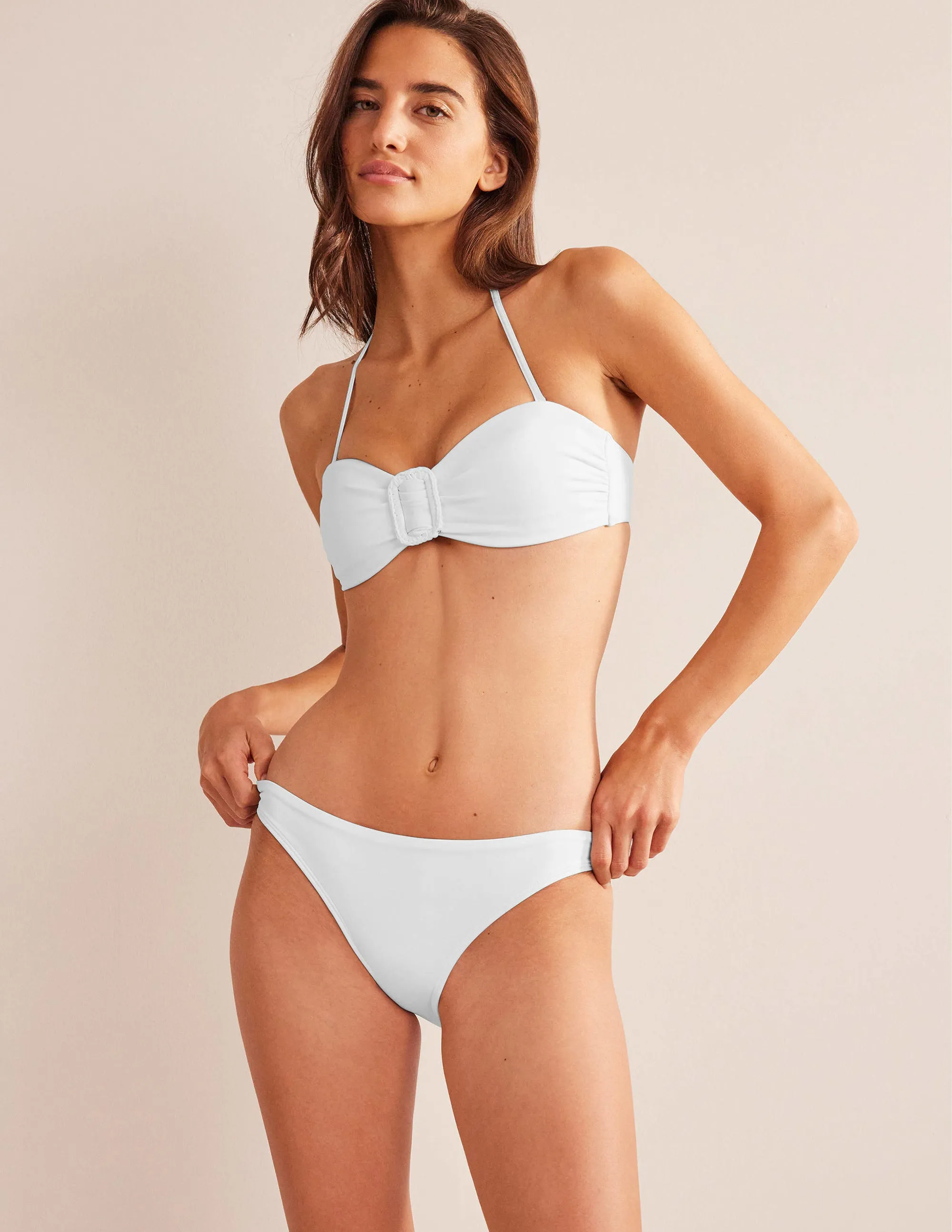 Classic Bikini Bottoms-White