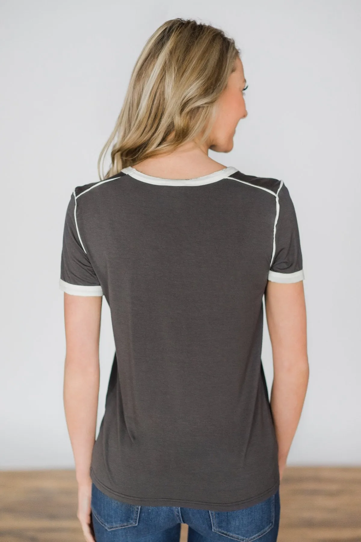 Classic Comfort Top ~ Charcoal