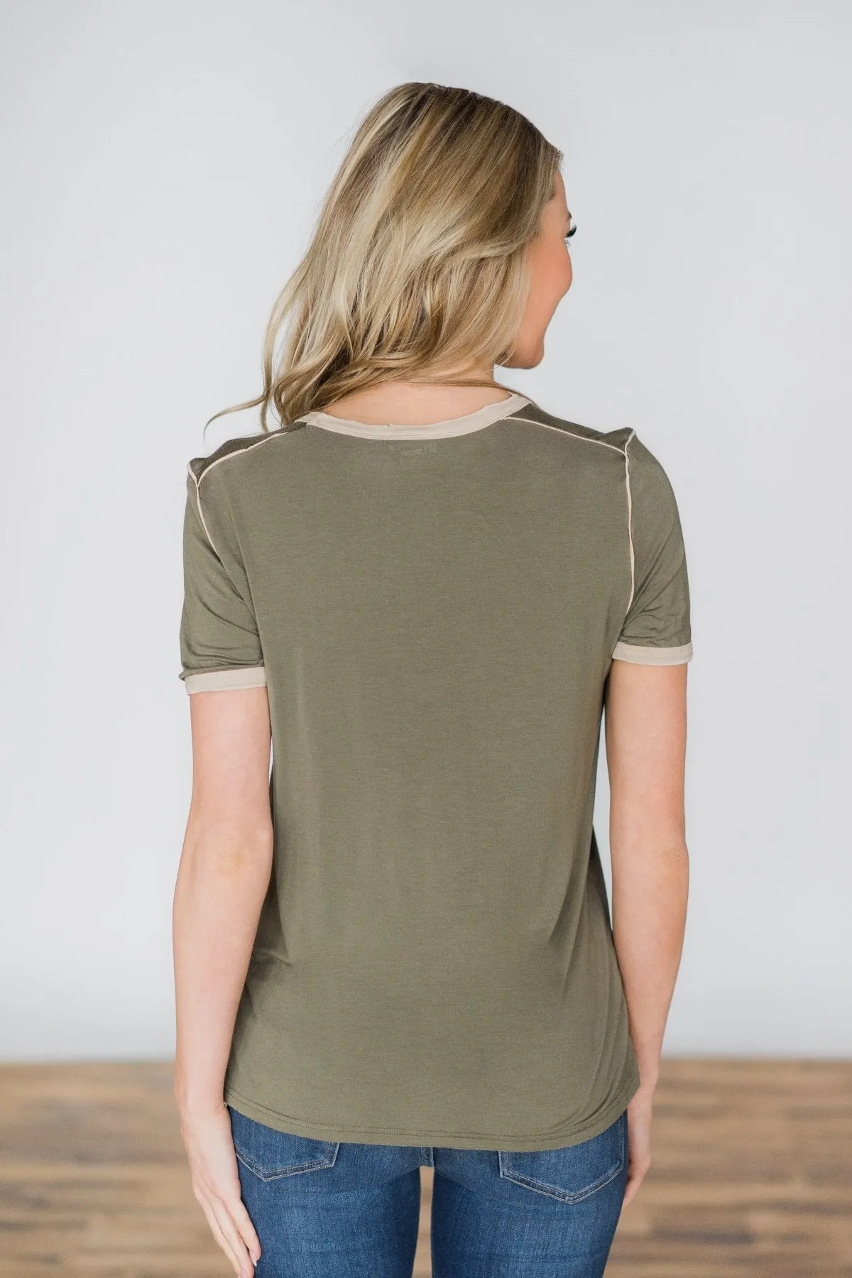Classic Comfort Top ~ Olive