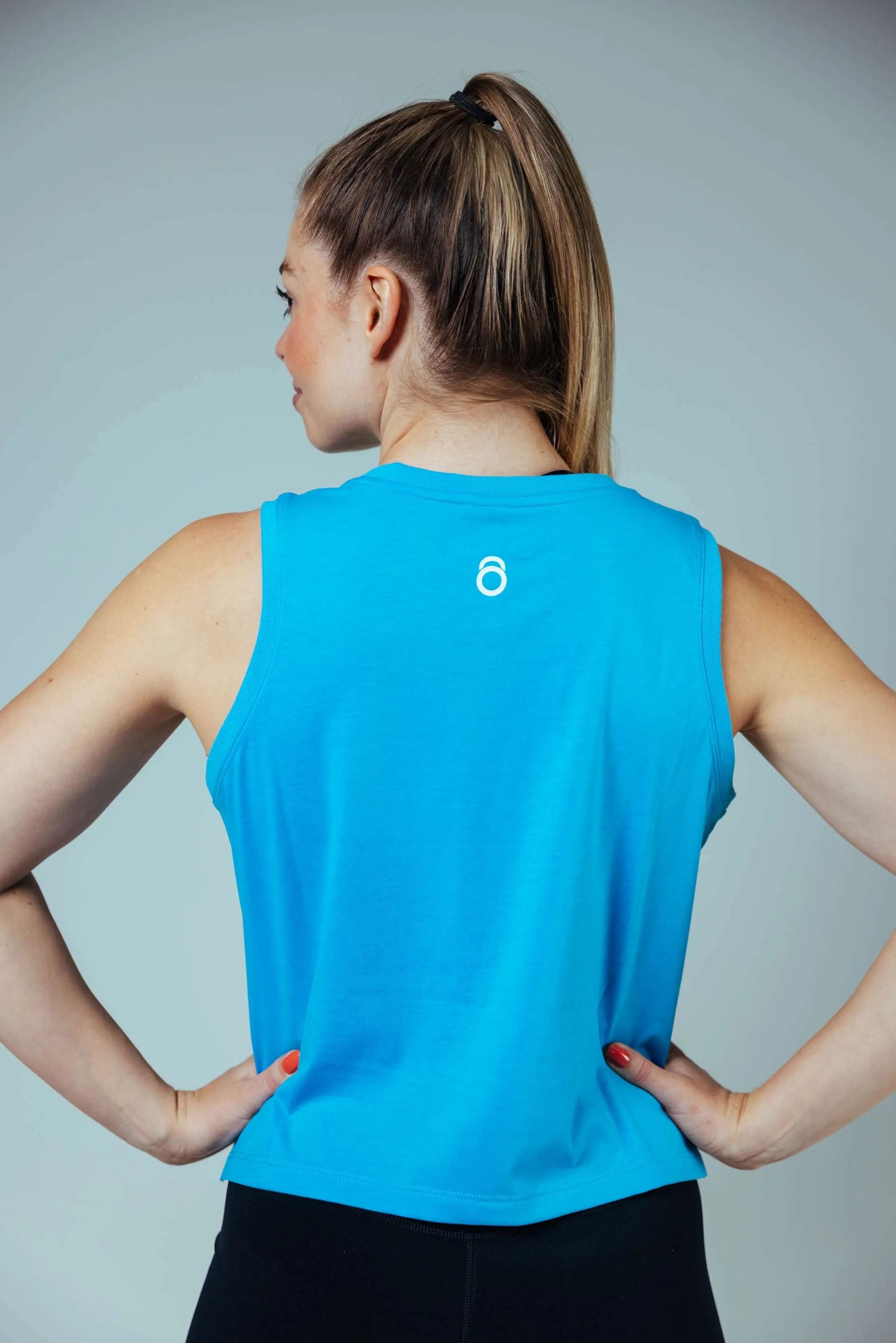 Classic Crop Tank | Ocean Blue