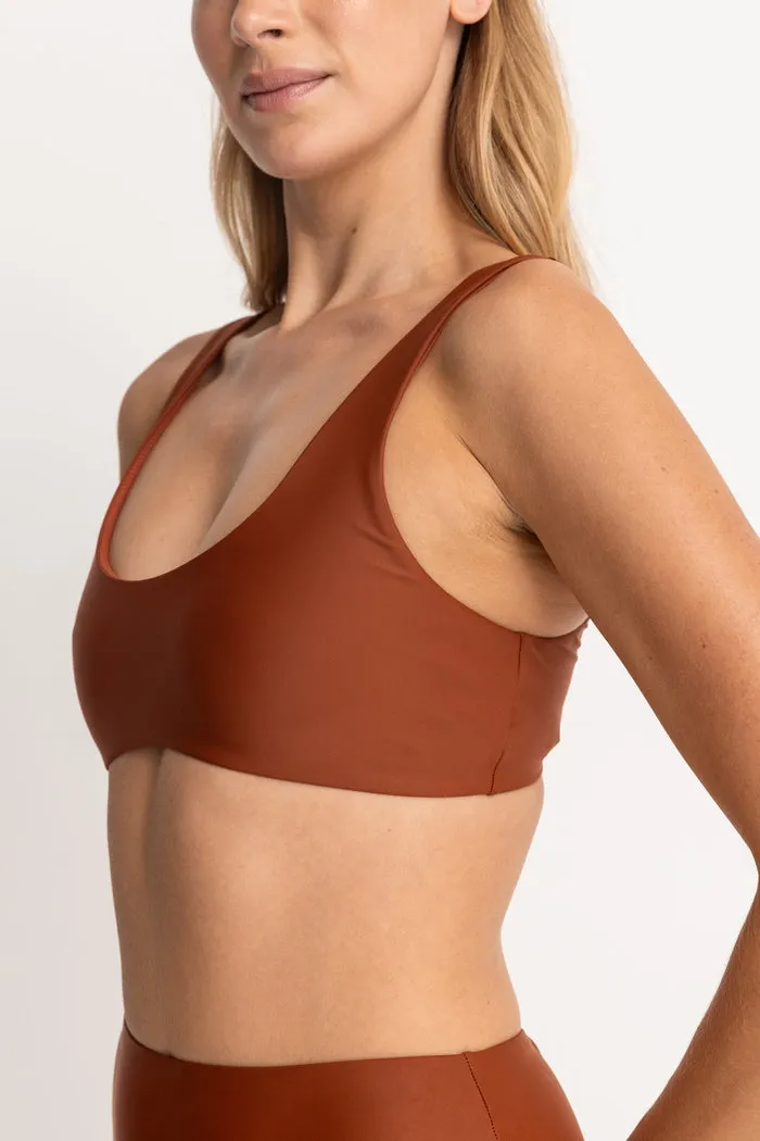 Classic Crop Top Rust