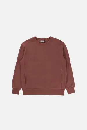 Classic Fleece Crew Merlot