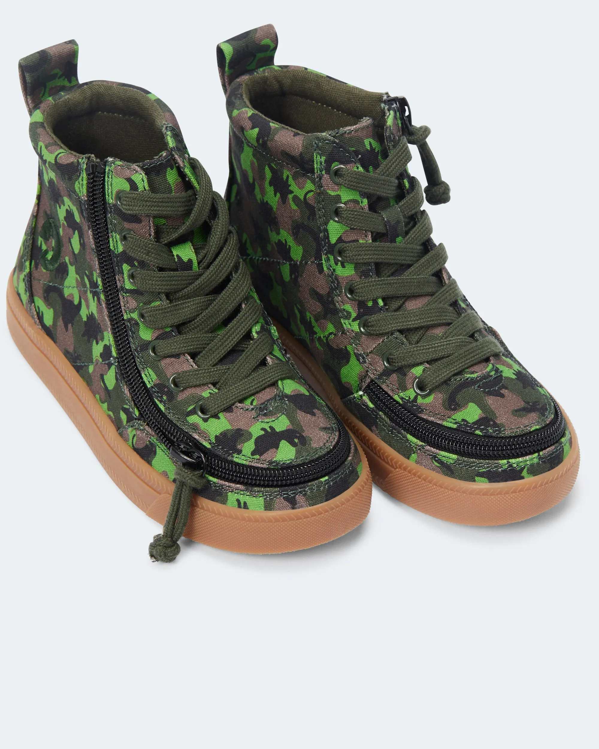 Classic High Top (Toddler) - Green Dino