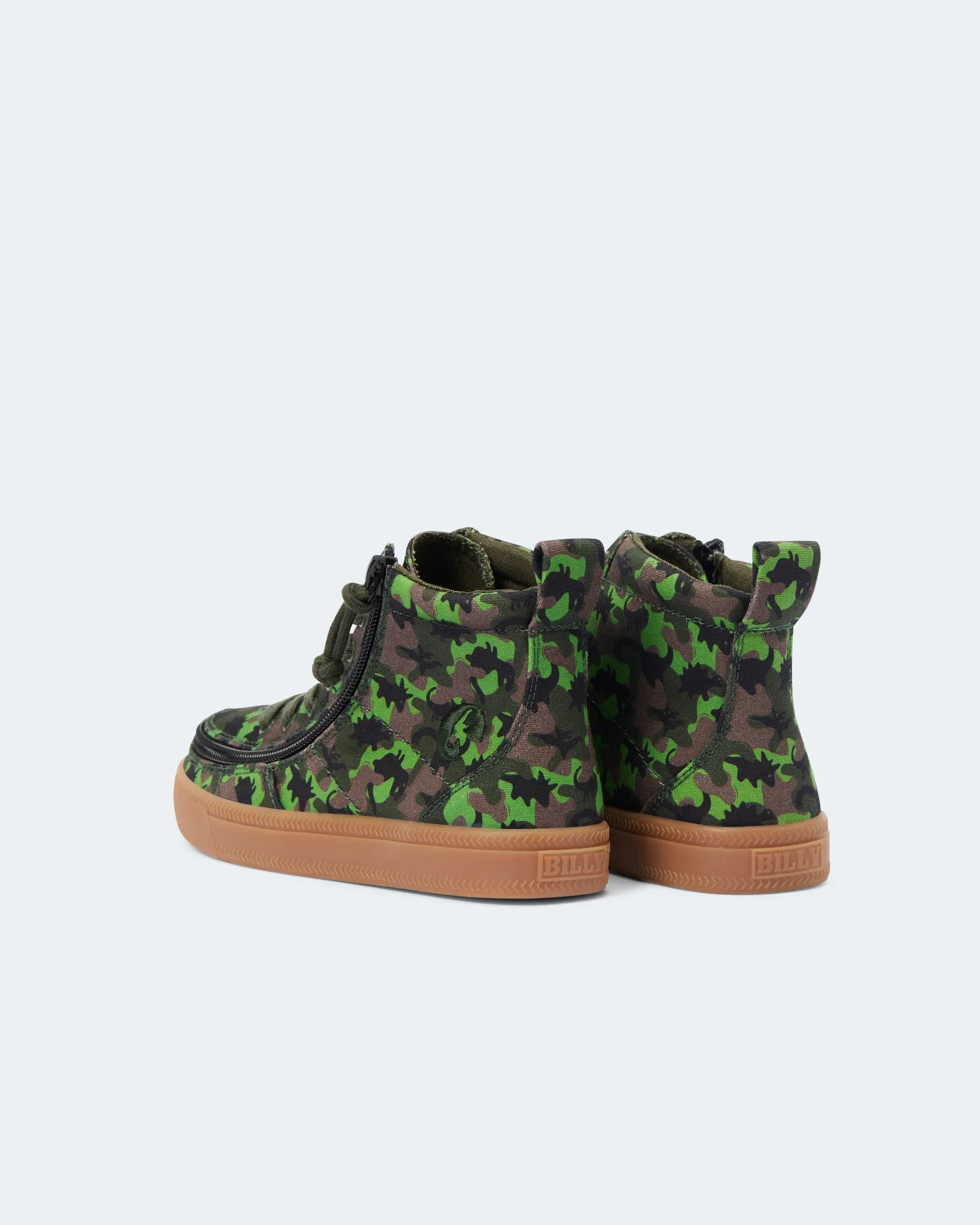 Classic High Top (Toddler) - Green Dino