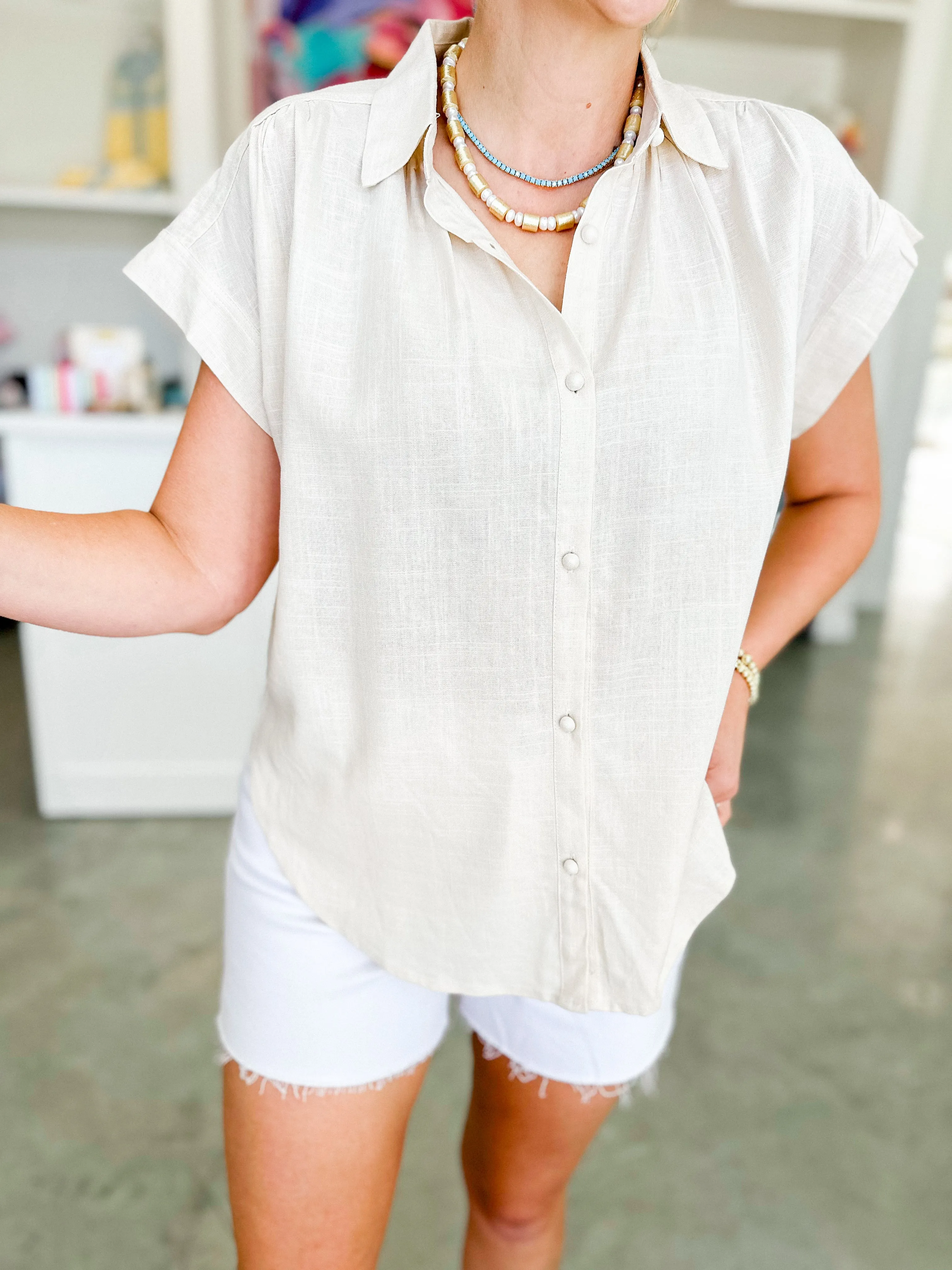 Classic Linen Top