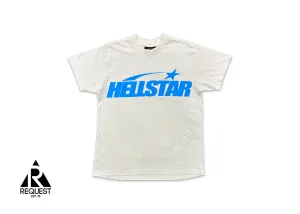 Classic Print Tee "White/Blue"