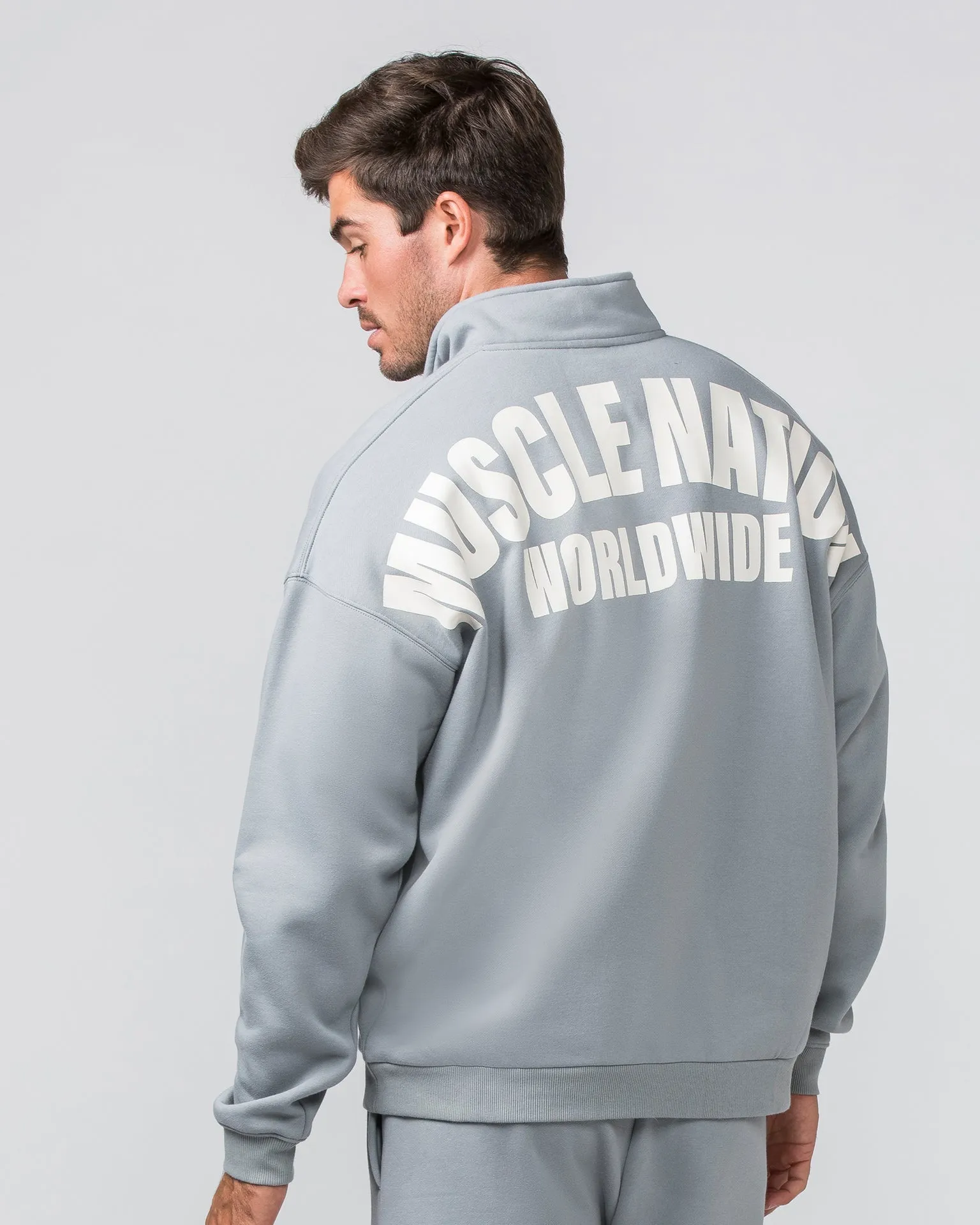 Classic Quarter Zip - Jet Grey