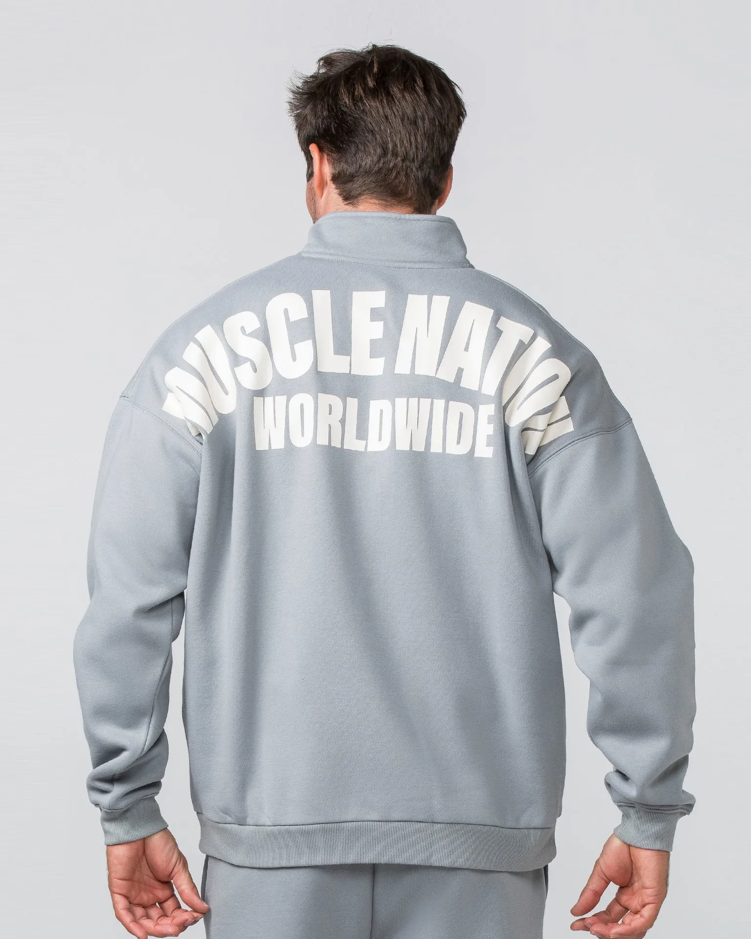 Classic Quarter Zip - Jet Grey