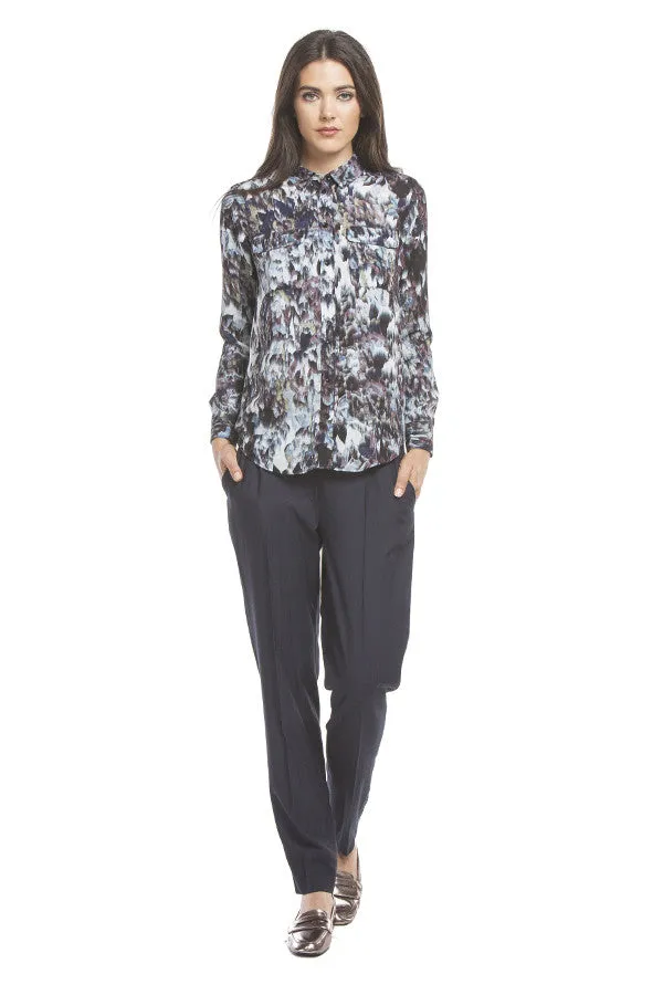 Classic Shirt | Blue Floral P