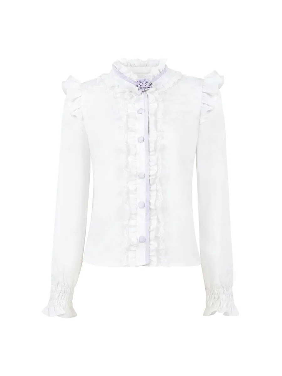 Classical Frill Retro Chic Blouse
