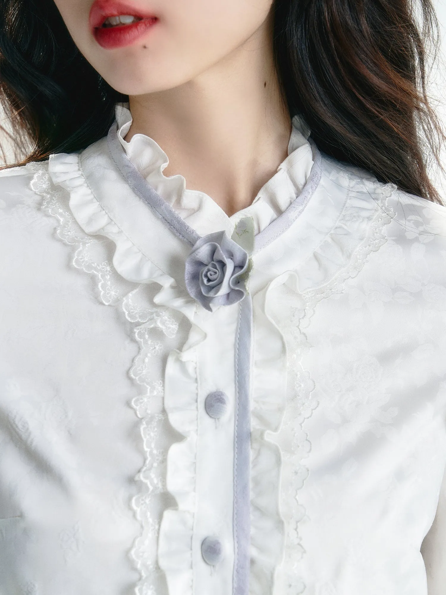 Classical Frill Retro Chic Blouse