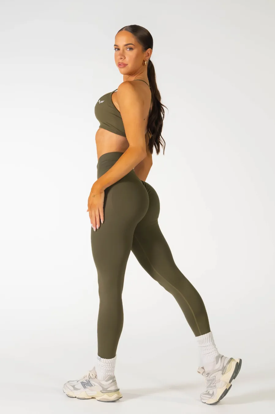 Club Athletica Impact Scrunch Leggings Hunter Green