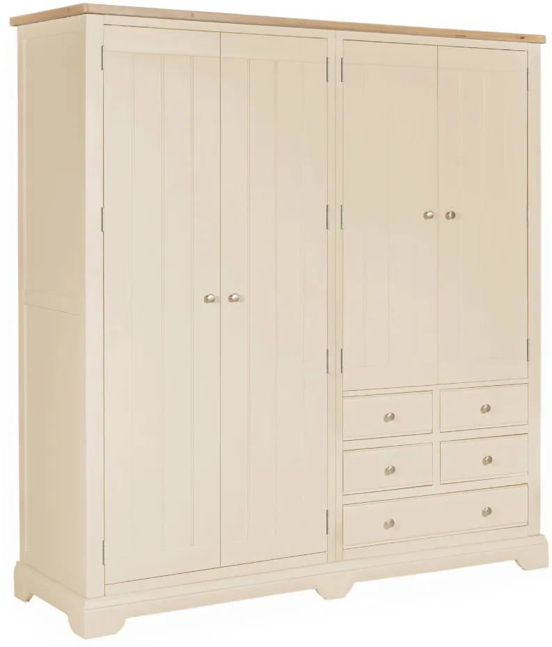 Cobblestone 4 Door Wardrobe