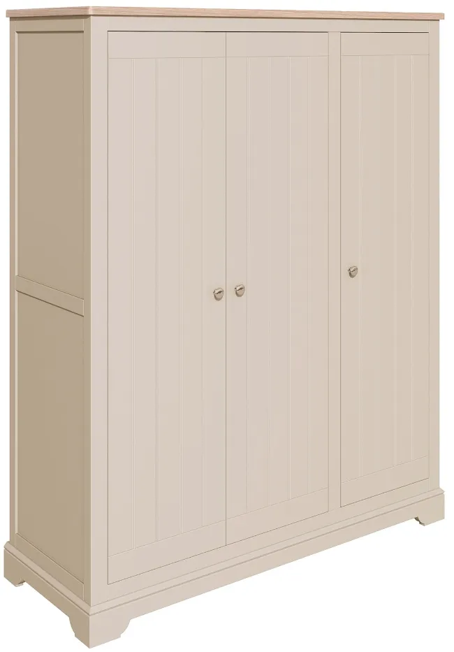 Cobblestone Triple Wardrobe