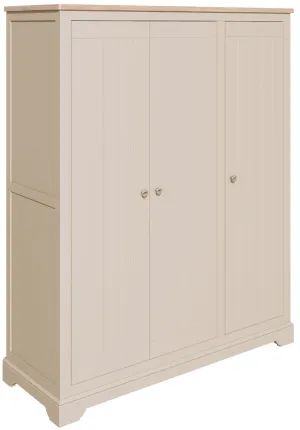 Cobblestone Triple Wardrobe