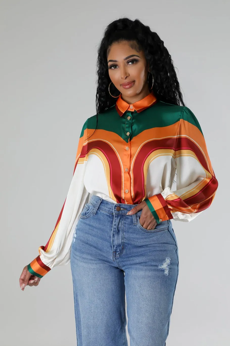 Come Over Retro Top