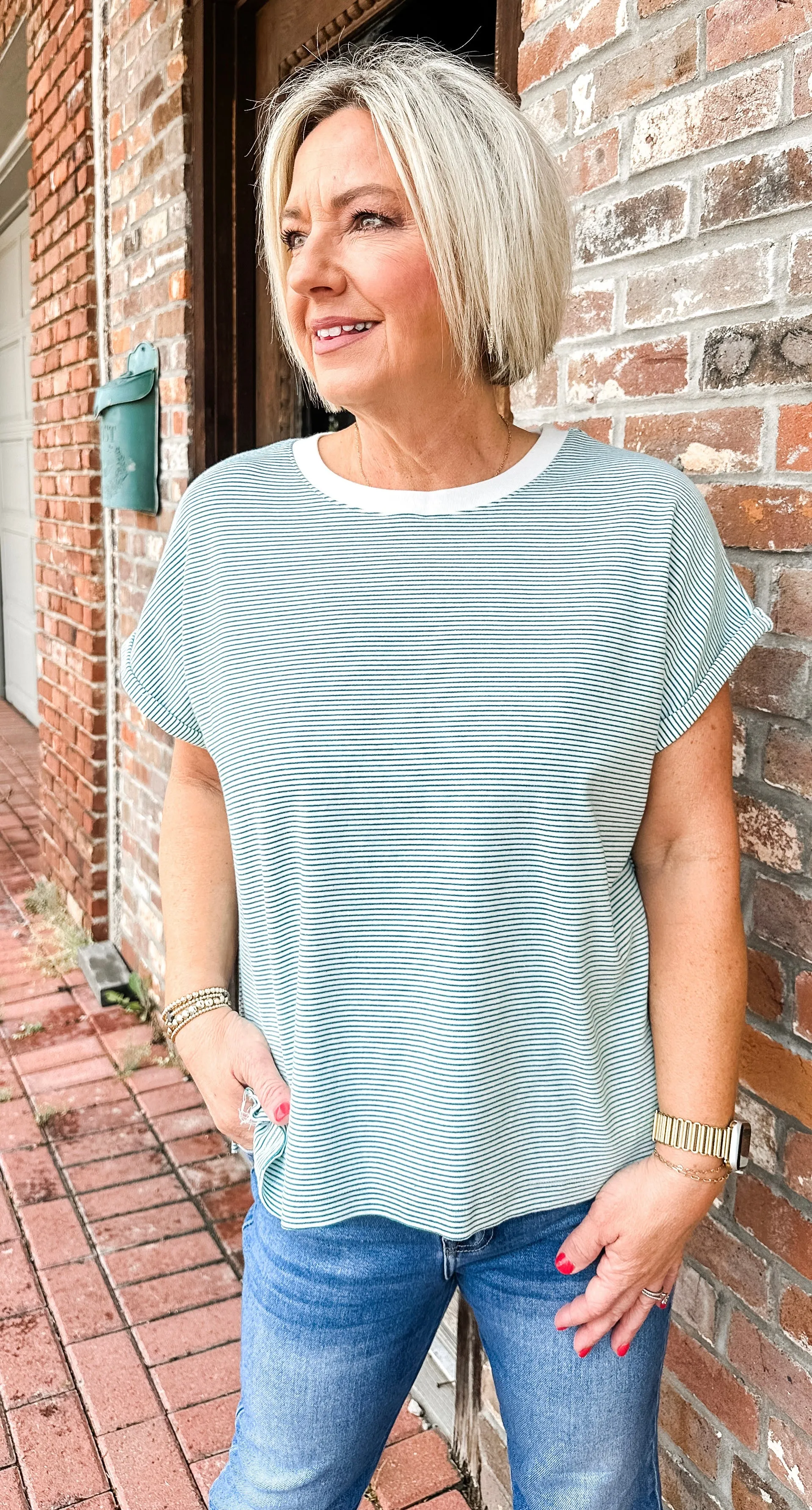 Comfy Chic Striped Top