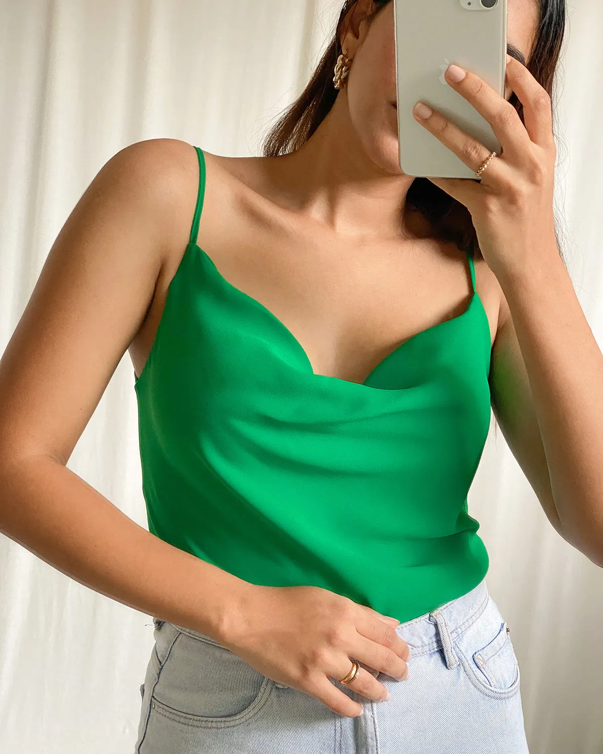 Cowl Neck Cami Top