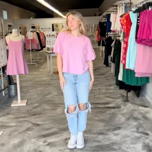 Craving Sunshine Orchid Top