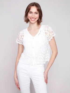 Crochet Bolero-White
