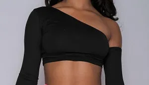 Crop Top One Shoulder