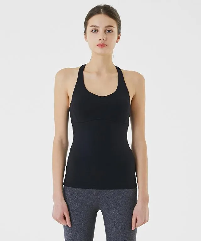 Cross Over Line Tank Top