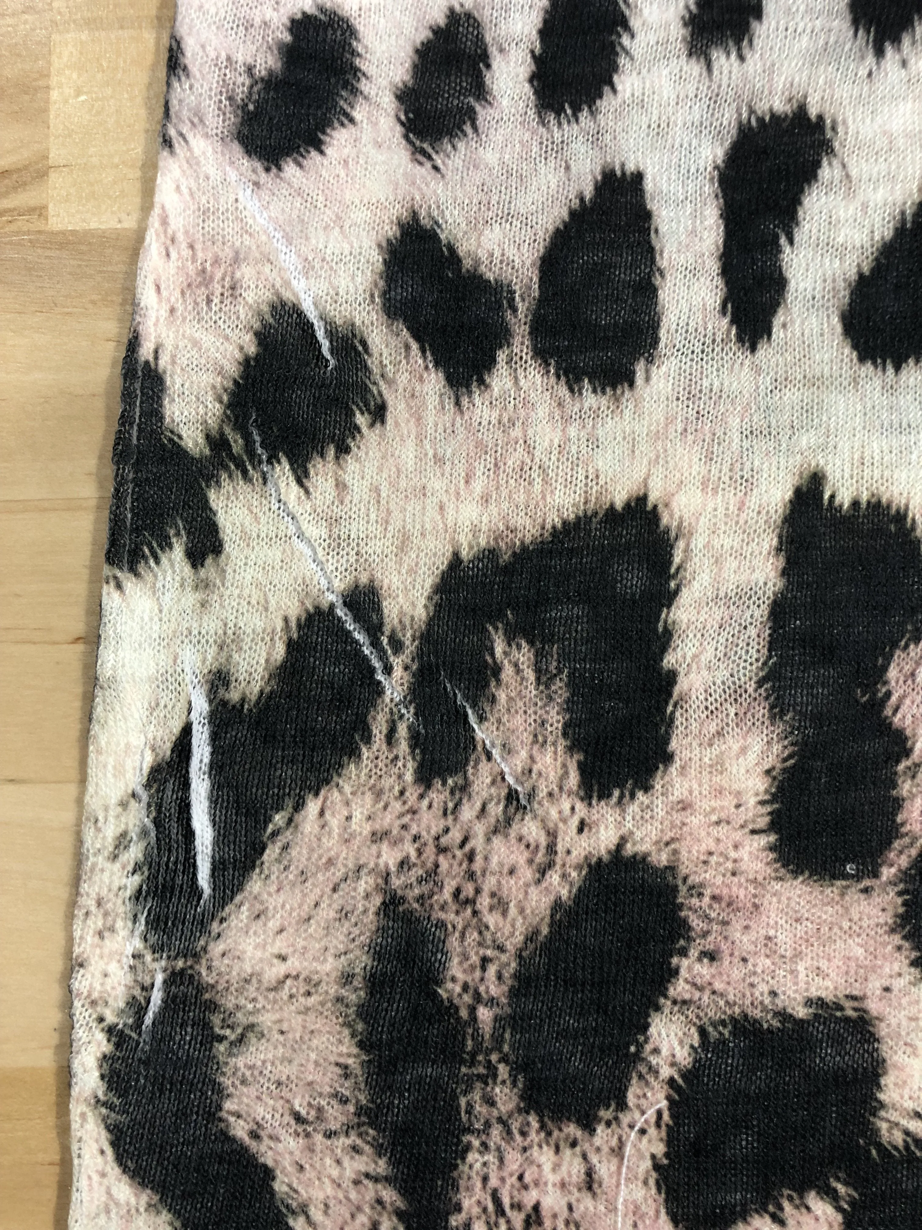 Crossing into Leopard Territory Top- White