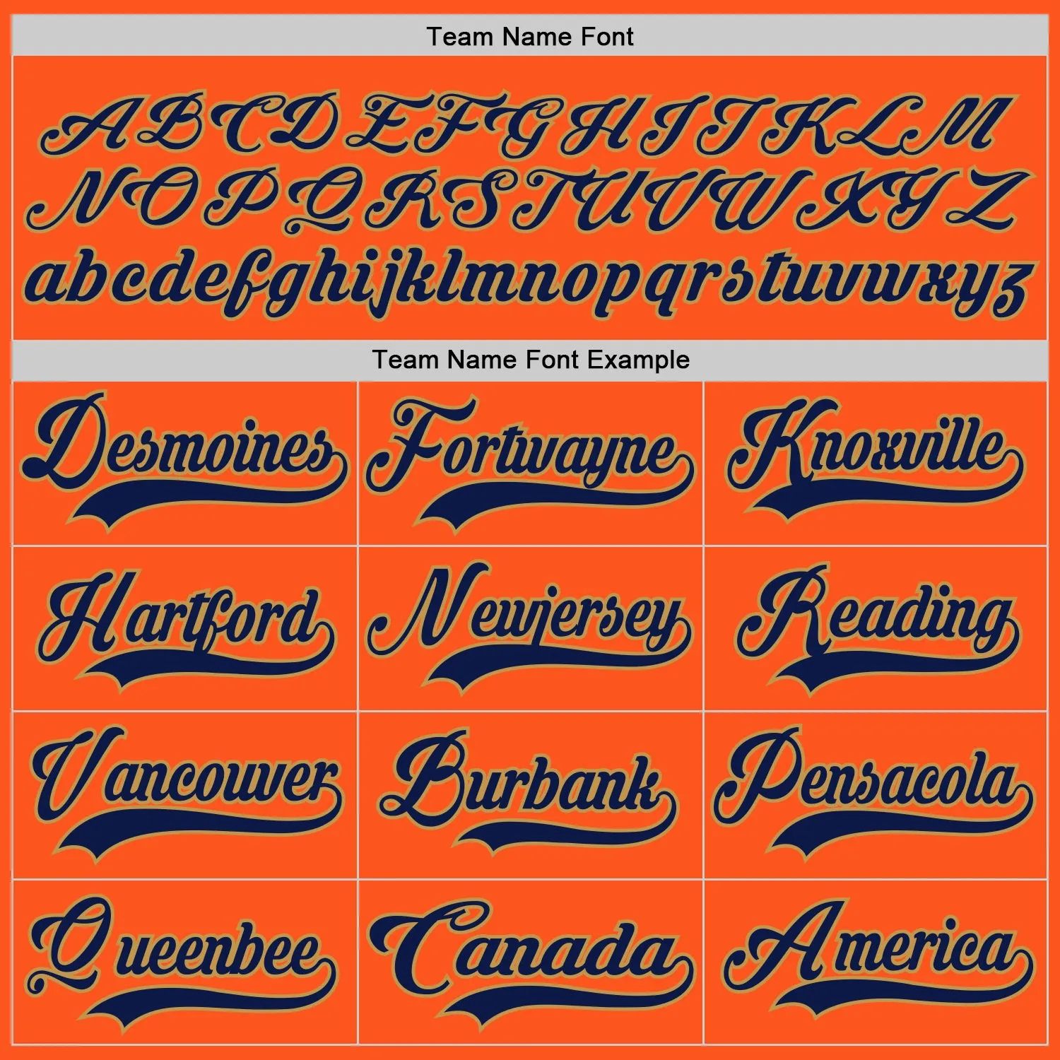 Custom Orange Navy-Old Gold Hockey Jersey
