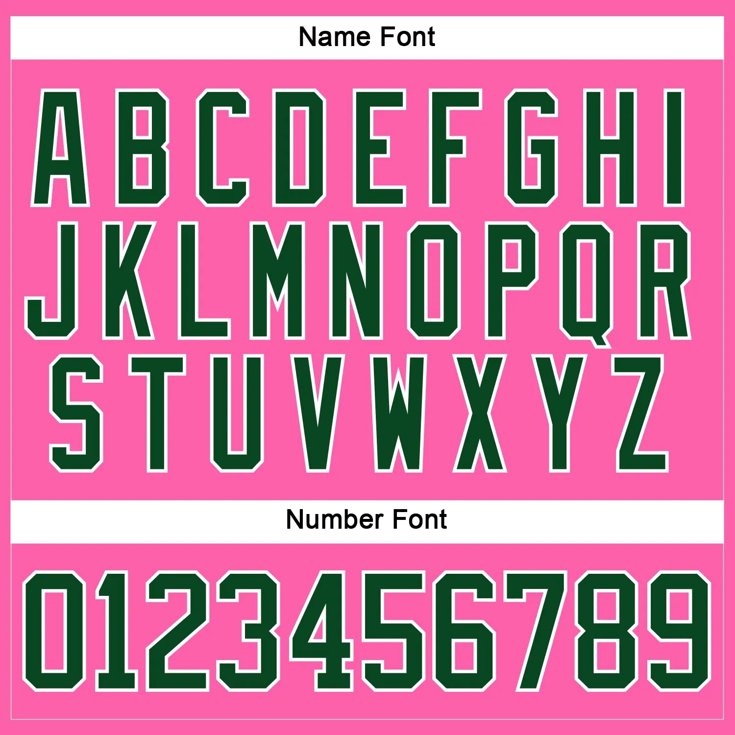 Custom Pink Green-White Hockey Jersey