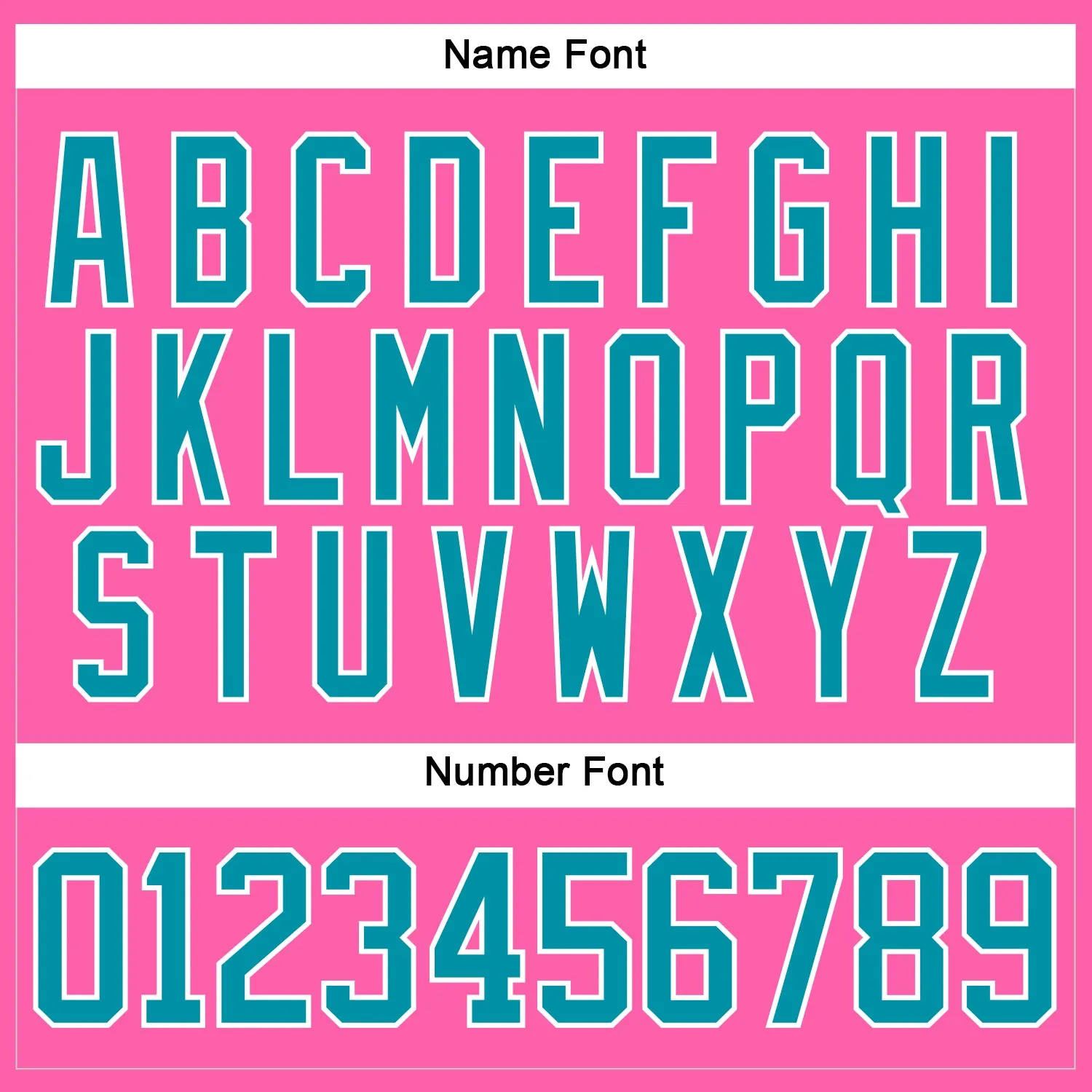 Custom Pink Teal-White Hockey Jersey