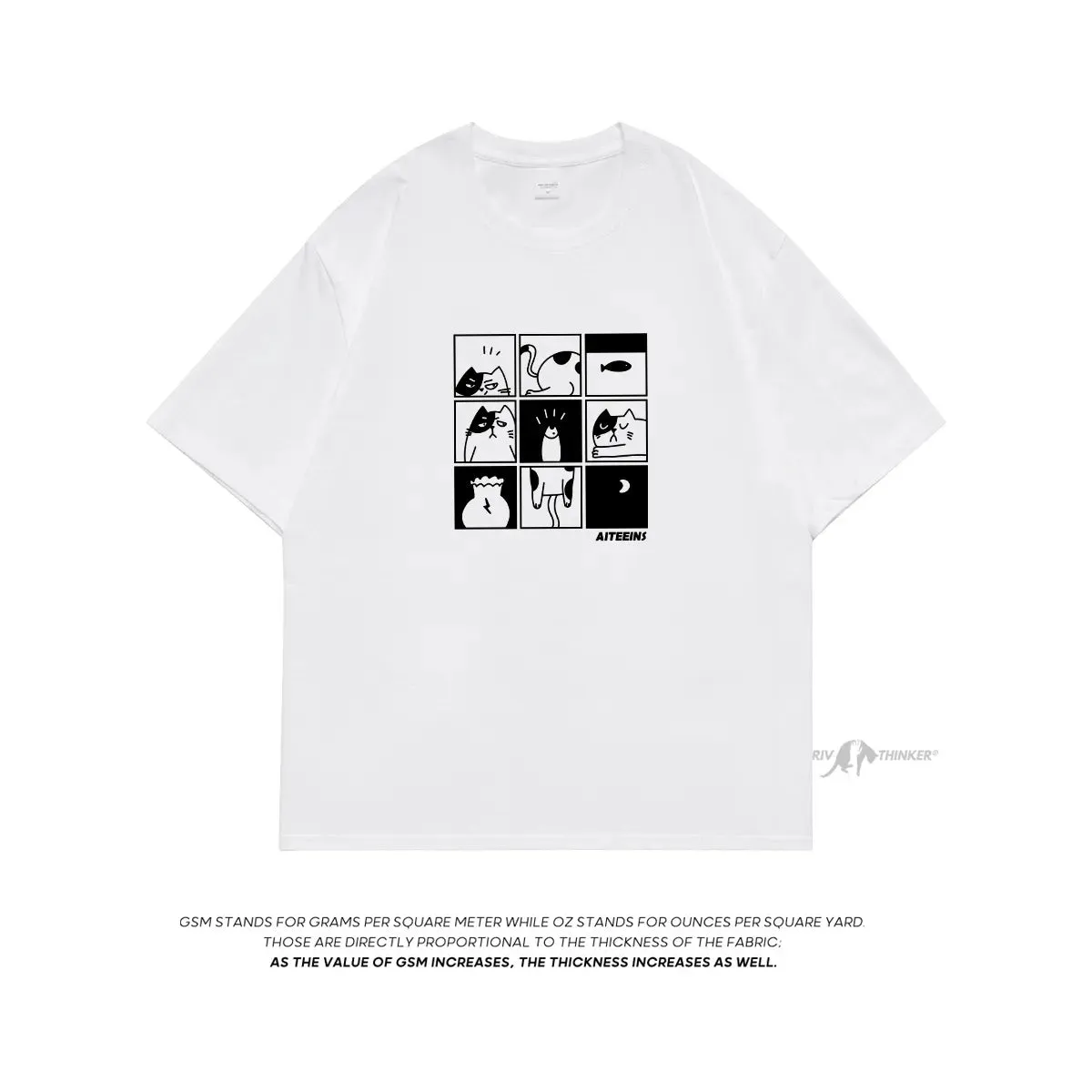Cute Cartoon Graphic T-shirt Kawaii Fashion