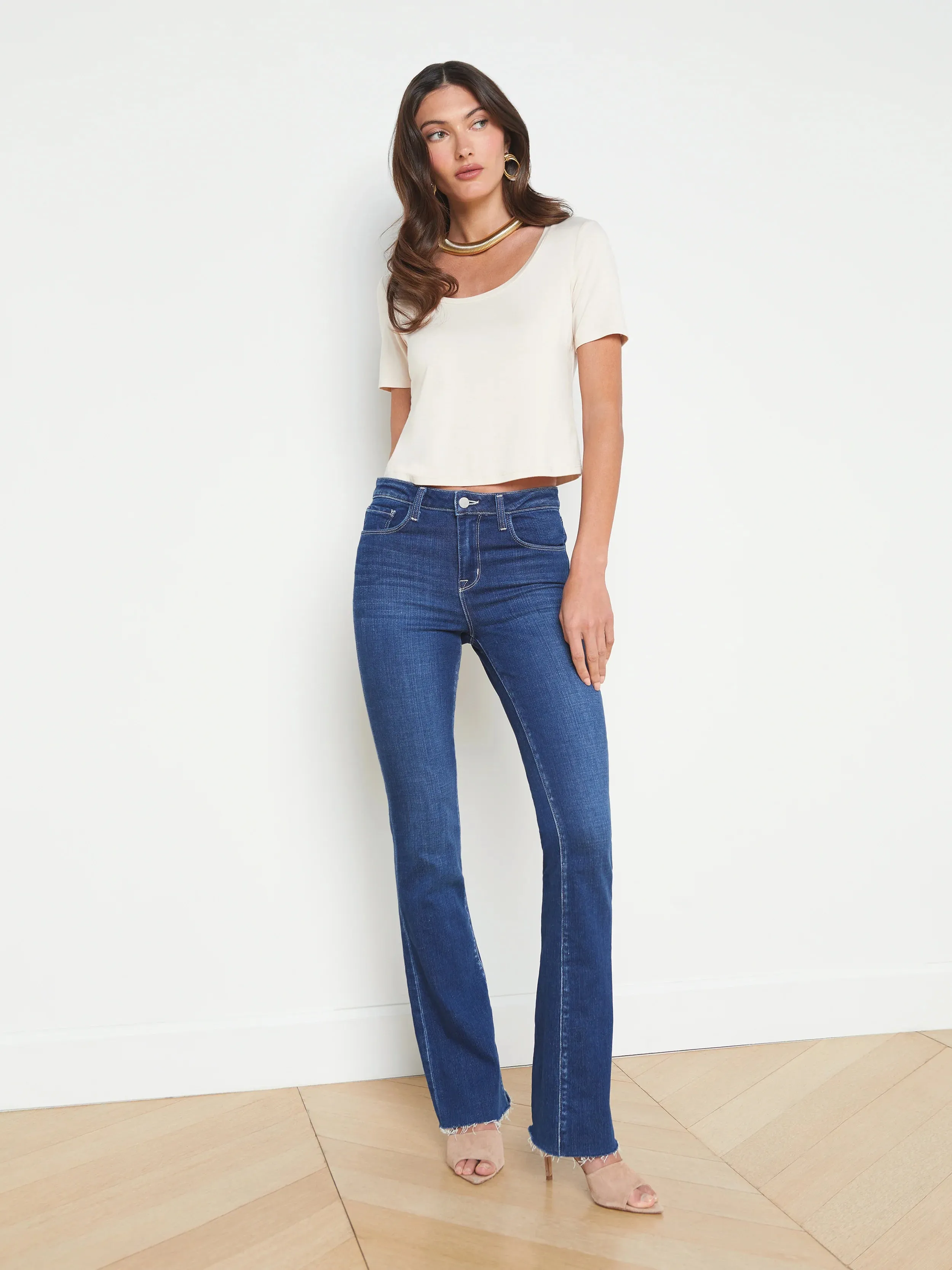 DANA S/S CROP TEE