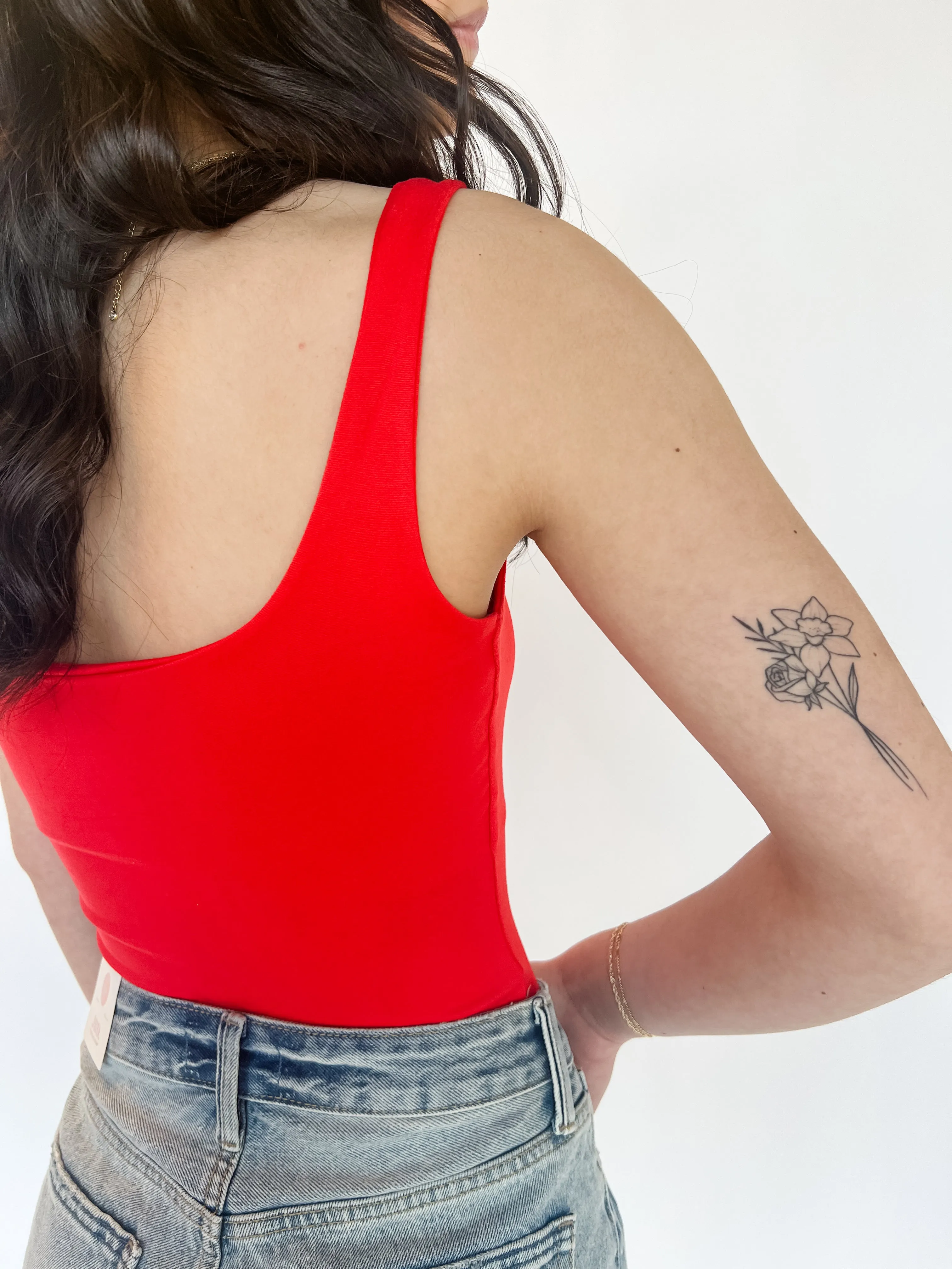 Dava Bodysuit - Ruby